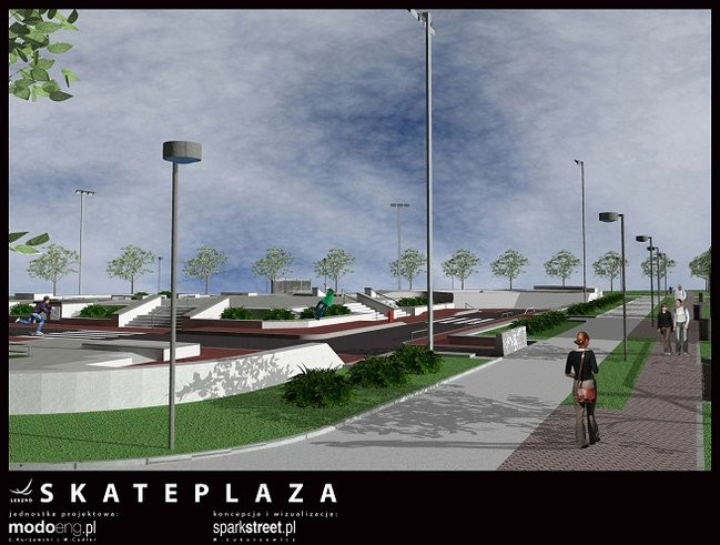 Tak będzie wyglądała Skateplaza na Zatorzu (zdjęcia)