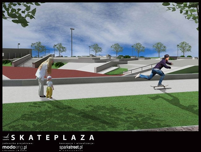 Tak będzie wyglądała Skateplaza na Zatorzu (zdjęcia)