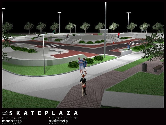 Tak będzie wyglądała Skateplaza na Zatorzu (zdjęcia)