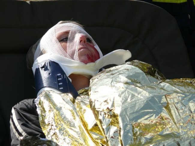 Katastrofa na bocznicy (zdjęcia)