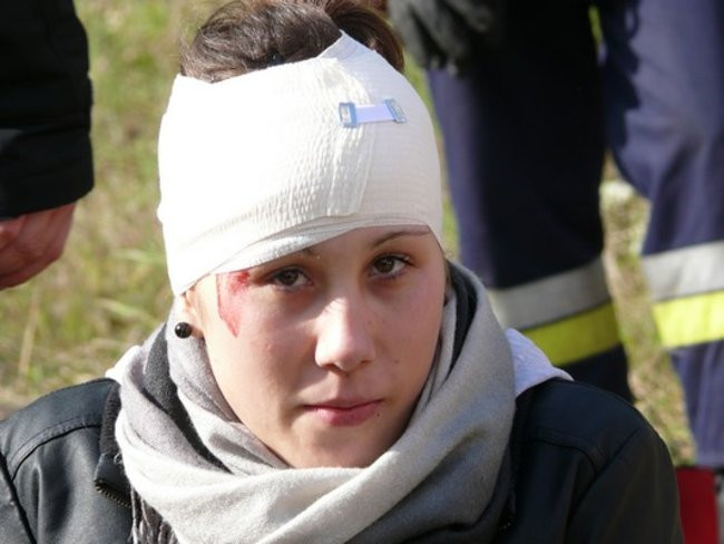 Katastrofa na bocznicy (zdjęcia)