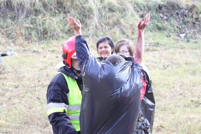 Katastrofa na bocznicy (zdjęcia)
