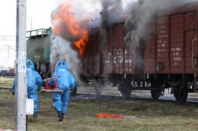 Katastrofa na bocznicy (zdjęcia)