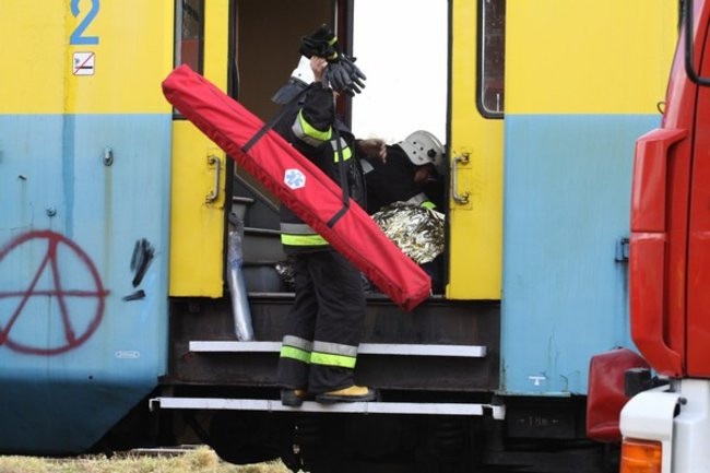 Katastrofa na bocznicy (zdjęcia)