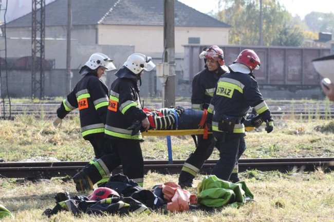 Katastrofa na bocznicy (zdjęcia)