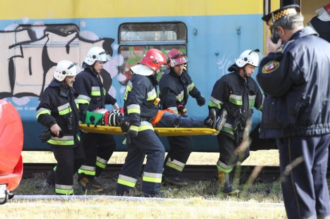 Katastrofa na bocznicy (zdjęcia)