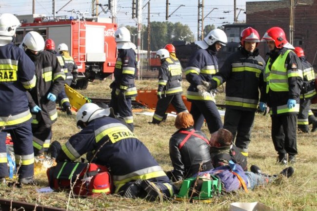 Katastrofa na bocznicy (zdjęcia)