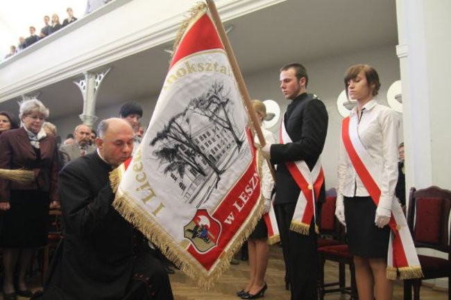 Sztandar dla jedynki (zdjęcia)