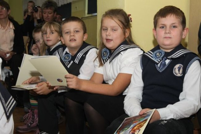 Marynarze u pierwszaków (zdjęcia)