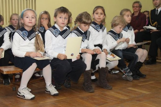 Marynarze u pierwszaków (zdjęcia)