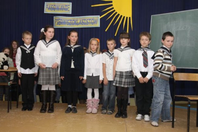 Marynarze u pierwszaków (zdjęcia)