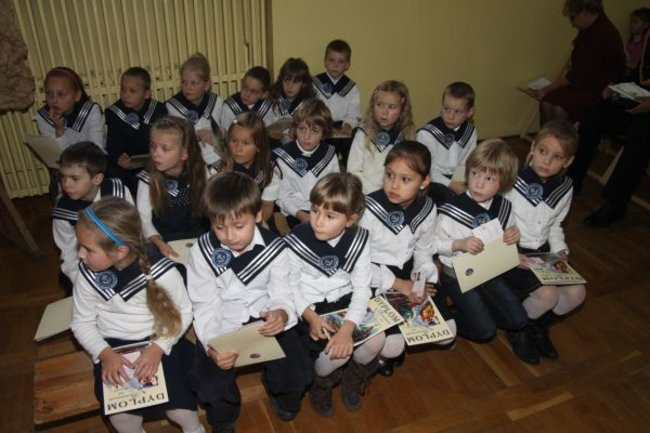 Marynarze u pierwszaków (zdjęcia)