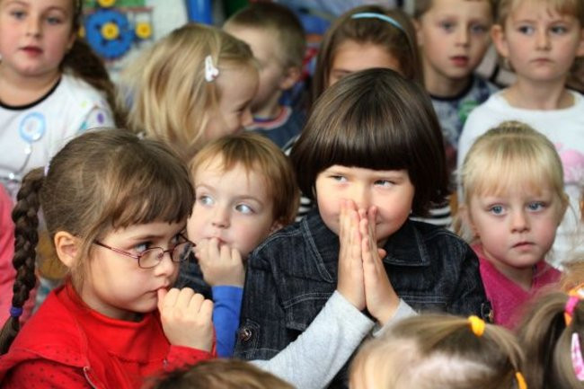 Pyrek z wizytą w przedszkolu (zdjęcia)