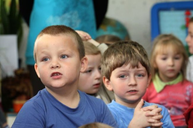 Pyrek z wizytą w przedszkolu (zdjęcia)
