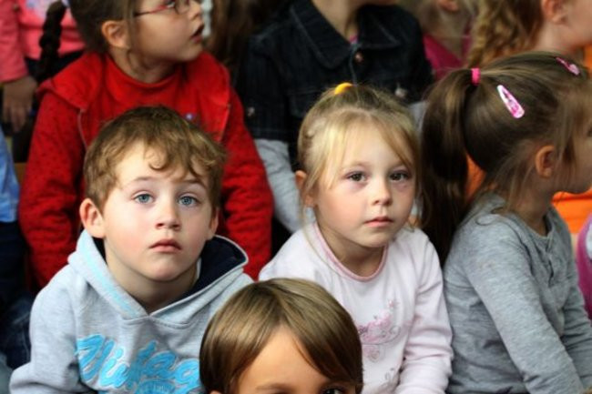 Pyrek z wizytą w przedszkolu (zdjęcia)