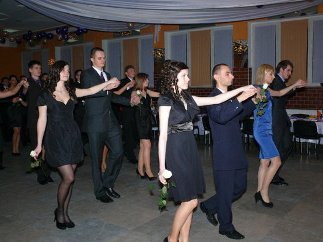 Studniówka w dawnej 