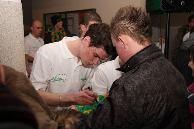 Kolejarz Rawicz zaprezentował się w gimnazjum (zdjęcia)