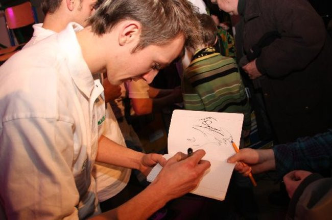 Kolejarz Rawicz zaprezentował się w gimnazjum (zdjęcia)