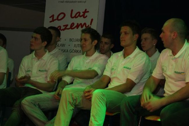 Kolejarz Rawicz zaprezentował się w gimnazjum (zdjęcia)