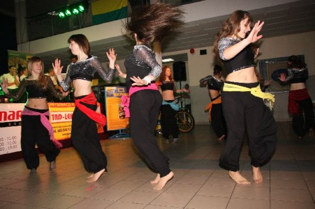 Kolejarz Rawicz zaprezentował się w gimnazjum (zdjęcia)