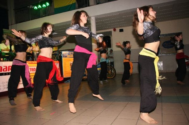 Kolejarz Rawicz zaprezentował się w gimnazjum (zdjęcia)