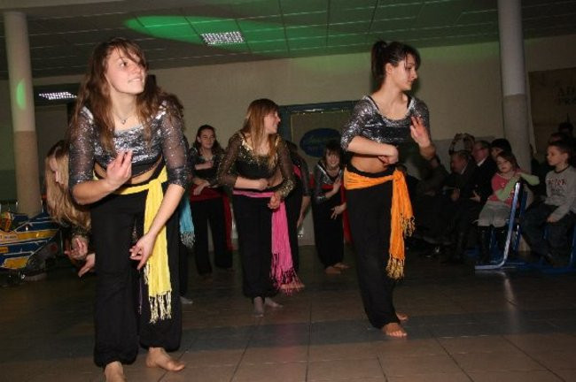 Kolejarz Rawicz zaprezentował się w gimnazjum (zdjęcia)