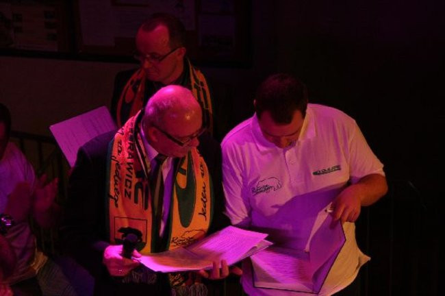 Kolejarz Rawicz zaprezentował się w gimnazjum (zdjęcia)