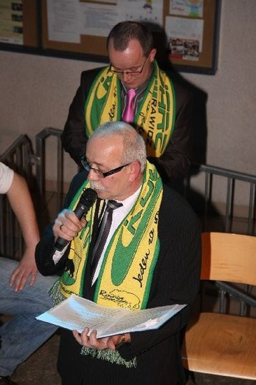 Kolejarz Rawicz zaprezentował się w gimnazjum (zdjęcia)