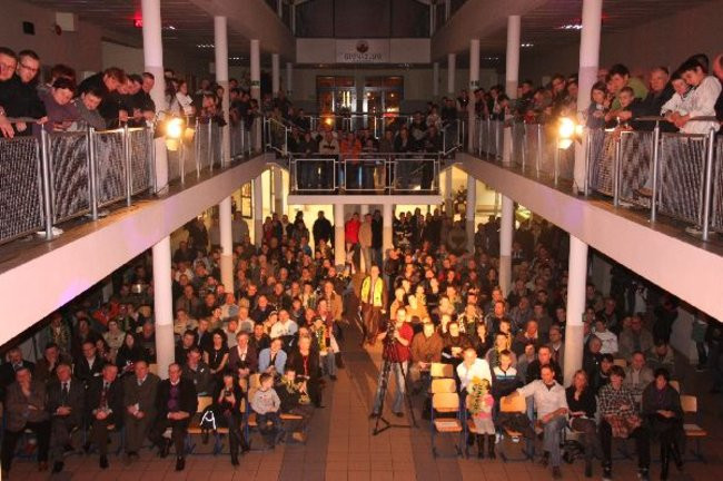 Kolejarz Rawicz zaprezentował się w gimnazjum (zdjęcia)