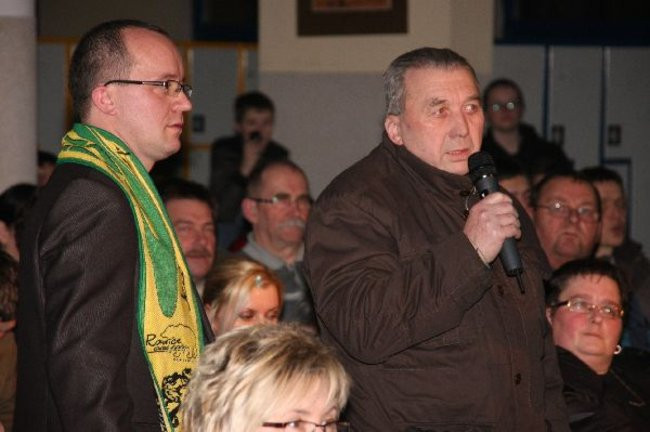 Kolejarz Rawicz zaprezentował się w gimnazjum (zdjęcia)