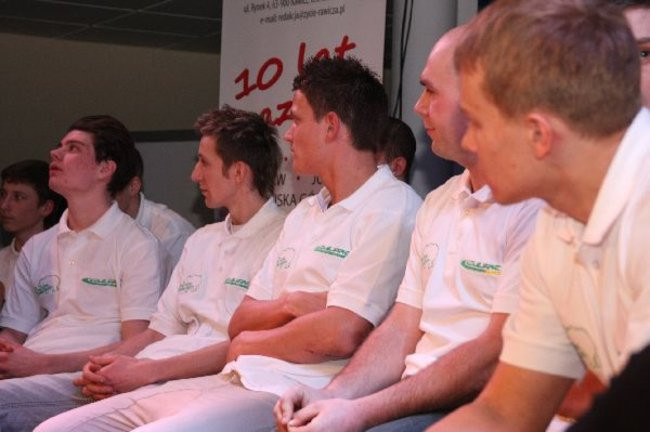 Kolejarz Rawicz zaprezentował się w gimnazjum (zdjęcia)