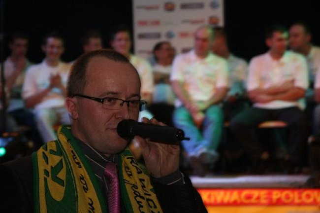 Kolejarz Rawicz zaprezentował się w gimnazjum (zdjęcia)