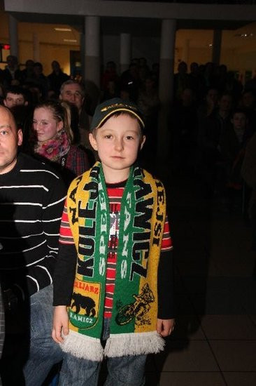 Kolejarz Rawicz zaprezentował się w gimnazjum (zdjęcia)