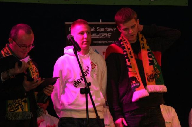 Kolejarz Rawicz zaprezentował się w gimnazjum (zdjęcia)