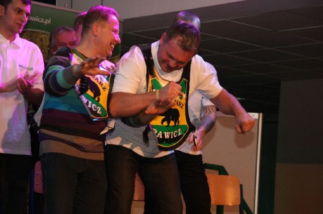 Kolejarz Rawicz zaprezentował się w gimnazjum (zdjęcia)