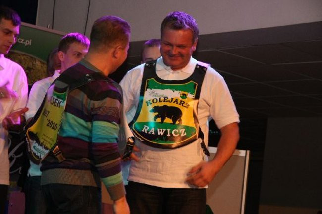 Kolejarz Rawicz zaprezentował się w gimnazjum (zdjęcia)