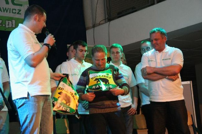 Kolejarz Rawicz zaprezentował się w gimnazjum (zdjęcia)