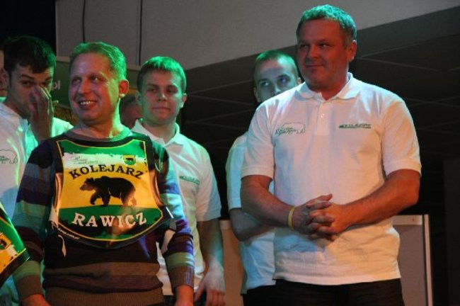 Kolejarz Rawicz zaprezentował się w gimnazjum (zdjęcia)