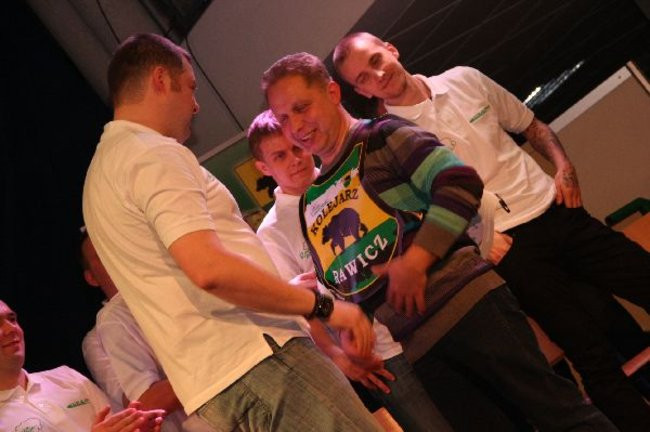 Kolejarz Rawicz zaprezentował się w gimnazjum (zdjęcia)