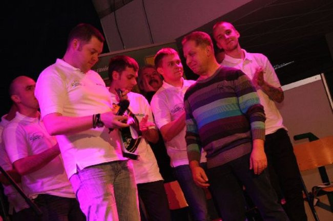 Kolejarz Rawicz zaprezentował się w gimnazjum (zdjęcia)