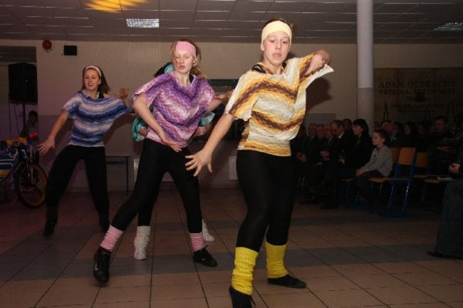 Kolejarz Rawicz zaprezentował się w gimnazjum (zdjęcia)