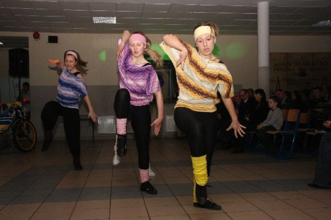 Kolejarz Rawicz zaprezentował się w gimnazjum (zdjęcia)