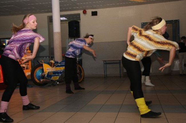 Kolejarz Rawicz zaprezentował się w gimnazjum (zdjęcia)