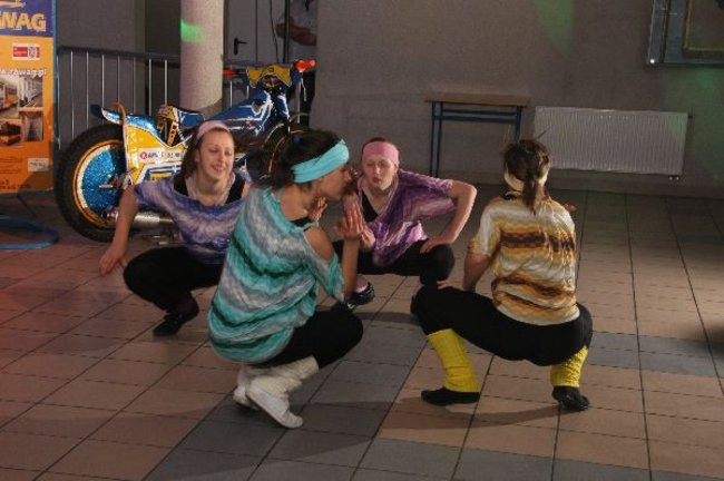 Kolejarz Rawicz zaprezentował się w gimnazjum (zdjęcia)