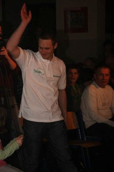 Kolejarz Rawicz zaprezentował się w gimnazjum (zdjęcia)