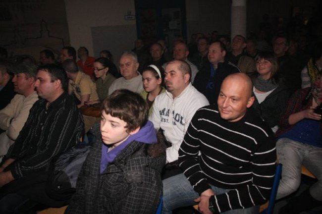 Kolejarz Rawicz zaprezentował się w gimnazjum (zdjęcia)