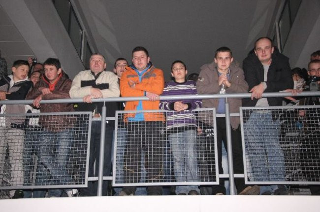 Kolejarz Rawicz zaprezentował się w gimnazjum (zdjęcia)