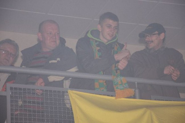 Kolejarz Rawicz zaprezentował się w gimnazjum (zdjęcia)