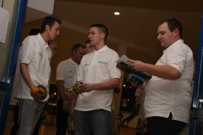 Kolejarz Rawicz zaprezentował się w gimnazjum (zdjęcia)