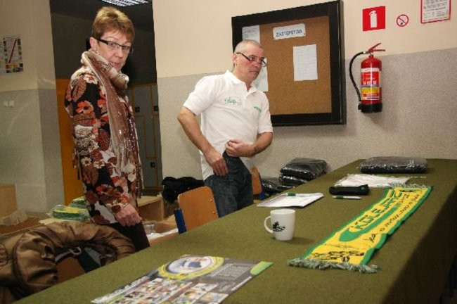 Kolejarz Rawicz zaprezentował się w gimnazjum (zdjęcia)